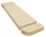 Modular elements for sauna bench MODULE END, ASPEN, 400mm