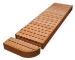 Éléments modulaires pour banc de sauna BOUT DE MODULE, THERMO TREMBLE, 400mm