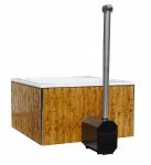 Aussen Badefass HEISSE TUB MIT EXTERNEM OFEN 1650L