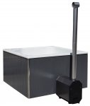 Aussen Badefass HEISSE TUB MIT EXTERNEM OFEN 1650L