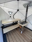 Sauna Lavamoodulite elemendid SAUFLEX Mobiilsed saunad Sauna pingid Modulaarne saunalava SAUFLEX KOKKUPANDAV PINK 650x450x660mm, MÄND