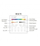 LED additional equipments MILIGHT 4-ZONE RGB+CCT, PANEL REMOTE, B4/T4