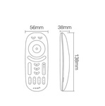 Extra Utrustning för LED-belysning MILIGHT 4-ZONE RGB+CCT, REMOTE CONTROLLER, FUT092