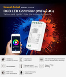 LED-valaistuksen lisävarusteet MILIGHT RGB LED CONTROLLER (WIFI+2.4G) FUT037W