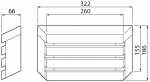 Лампы LED СВЕТИЛЬНИК ДЛЯ САУНЫ 320TRL 8Вт