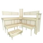 Modulaarne saunalava SAUNA LAVAMOODULI KOMPLEKT, PREMIUM, HAAB 2000x2213 SAUNA LAVAMOODULI KOMPLEKT, PREMIUM, HAAB