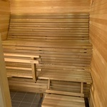 Modular sauna bench MODULAR SAUNA BENCH, ERGONOMIC, THERMO-ASPEN 1800mm MODULAR SAUNA BENCH, ERGONOMIC, THERMO-ASPEN