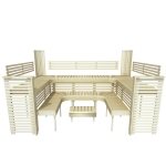 Banc de sauna modulaire BANC DE SAUNA MODULAIRE, EXTRA, TREMBLE, 3200x2090 BANC DE SAUNA MODULAIRE, EXTRA, TREMBLE