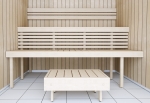 Modular sauna bench MODULAR SAUNA BENCH, STANDART, ASPEN