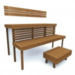 Banc de sauna modulaire BANC DE SAUNA MODULAIRE, STANDART, TREMBLE THERMIQUEMENT