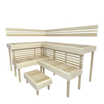 Banc de sauna modulaire BANC DE SAUNA MODULAIRE, OPTIMAL, TREMBLE, 1600x2200 BANC DE SAUNA MODULAIRE, OPTIMAL, TREMBLE