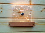 Sauna Thermo- und Hygrometer SOLO SAUNIA LED-THERMOMETER