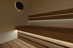 Sauna Lampen SAUNA BELEUCHTUNG, HIGHLINE, IP55, GX53, SCHWARZ