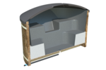 Aussen Badefass BADEFASS MIT DEM HOLZOFEN EXTERN 1650 L BADEFASS MIT DEM PREMIUM HOLZOFEN EXTERN 1650 L