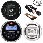 Sauna audio & video systems MUSIC CENTER SET, WATERPROOF, BLACK