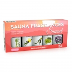 OUTLET Saunadüfte SAUFLEX SAUNA ÄTHERISCHES ÖL KOLLEKTION 5X15ML, KRÄUTER