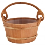 Seaux pour sauna VENDREDI NOIR SAWO SEAU EN BOIS 341-D 4L SAWO SEAU EN BOIS 4,0 L