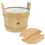 Seaux pour sauna SAWO SEAU EN BOIS AVEC COUVERCLE, PIN, 28L