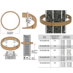 Garde de chauffage Garde de chauffage SAWOTEC TOWER ROUND BARRIÈRE DE SÉCURITÉ