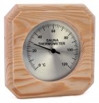 Sauna Thermo- und Hygrometer SOLO SAWO THERMOMETER / HYGROMETER 220, KIEFER