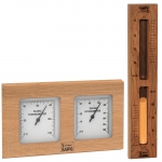 Kits de mesure du climat KIT DE SAUNA «CLIMAT ET TEMPS» OPTIMAL 2