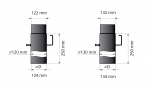 Sauna Rauchrohre RAUCHROHR DÄMPFER, Ø130MM