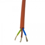 Электрические кабеля для сауны Электрические кабеля для сауны Электрические кабеля для сауны ЖАРОСТОЙКИЙ СИЛИКОНОВЫЙ КАБЕЛЬ SiHF 3x4мм²