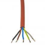 Câble électrique Câble électrique Câble électrique CÂBLE EN SILICONE SiHF 5x1.5mm²