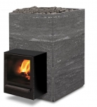 TULIKIVI Sauna Stoves SAUNA WOODBURNING STOVE TULIKIVI KINOS NOBILE THROUGH THE WALL WITHOUT FRONT STONE, SS1353 TULIKIVI KINOS NOBILE THROUGH THE WALL WITHOUT FRONT STONE