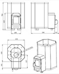 STOVEMAN vedeldade bastuugnar SAUNA VEDELDADE STOVEMAN 13-LS STOVEMAN 13-LS