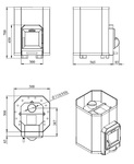 Печи STOVEMAN ДРОВЯНАЯ ПЕЧЬ ДЛЯ САУНЫ STOVEMAN 16 HEAVY STOVEMAN 16 HEAVY