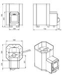 Печи STOVEMAN ДРОВЯНАЯ ПЕЧЬ ДЛЯ САУНЫ STOVEMAN 16-LS HEAVY STOVEMAN 16-LS HEAVY
