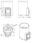 STOVEMAN -puulämmitteiset kiukaat SAUNA PUUKIUKAAT STOVEMAN 20R HEAVY STOVEMAN 20R HEAVY