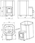 STOVEMAN sauna puukerised SAUNA PUUKERIS STOVEMAN 24-LS HEAVY STOVEMAN 24-LS HEAVY