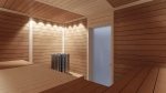 Sauna wall & ceiling materials OUTLET THERMO ASPEN LINING STP 15x90mm 1200-2400mm