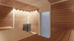 Sauna wall & ceiling materials OUTLET THERMO ASPEN LINING STP 15x90mm 1200-2400mm