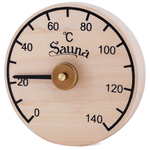 Sauna Thermo- und Hygrometer SOLO SAWO RUNDE THERMOMETER 100-TBA, ESPE