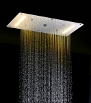 STEAMTEC showers TOLO LED RAIN SHOWER SYSTEM 380x700 SEVEN HANDLE DIVERTER TOLO LED RAIN SHOWER SYSTEM 380x700
