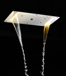 STEAMTEC showers TOLO LED RAIN SHOWER SYSTEM 380x700 SEVEN HANDLE DIVERTER TOLO LED RAIN SHOWER SYSTEM 380x700
