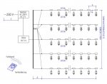 Sauna LED-valgustus RUBEN SKY LED