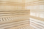 Éléments modulaires pour banc de sauna FINI MODULE WAVE, TREMBLE, 90x390x1800-2400mm